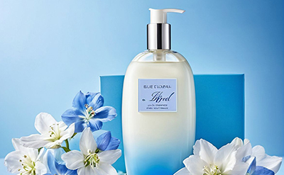 BLUE FLORAL LOTION