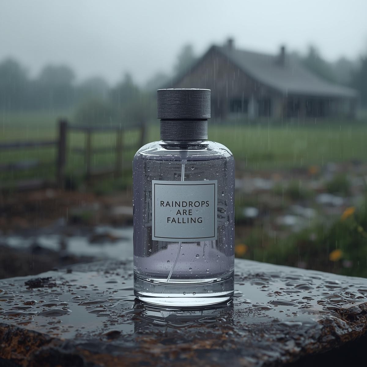 Raindrops are falling